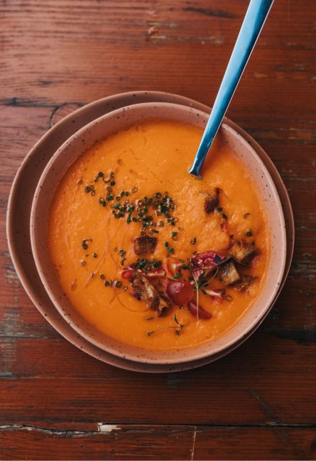Curried Carrot Red Lentil Soup